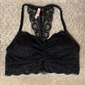 Charlotte Russe Lace Bandeau Top
